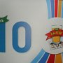 We 'pop-up' tijdens de feesten rond de 100ste verjaardag van café 'In den Congo' in Vossem op 11 mei 2014.