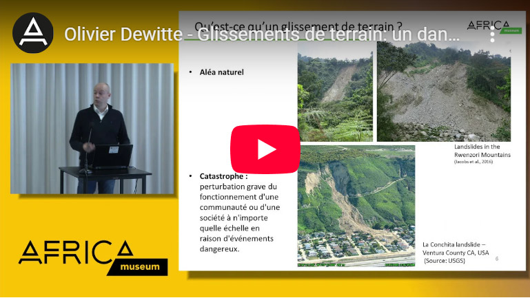 Olivier Dewitte - Glissements de terrain: un danger méconnu dans le Rift est-africain