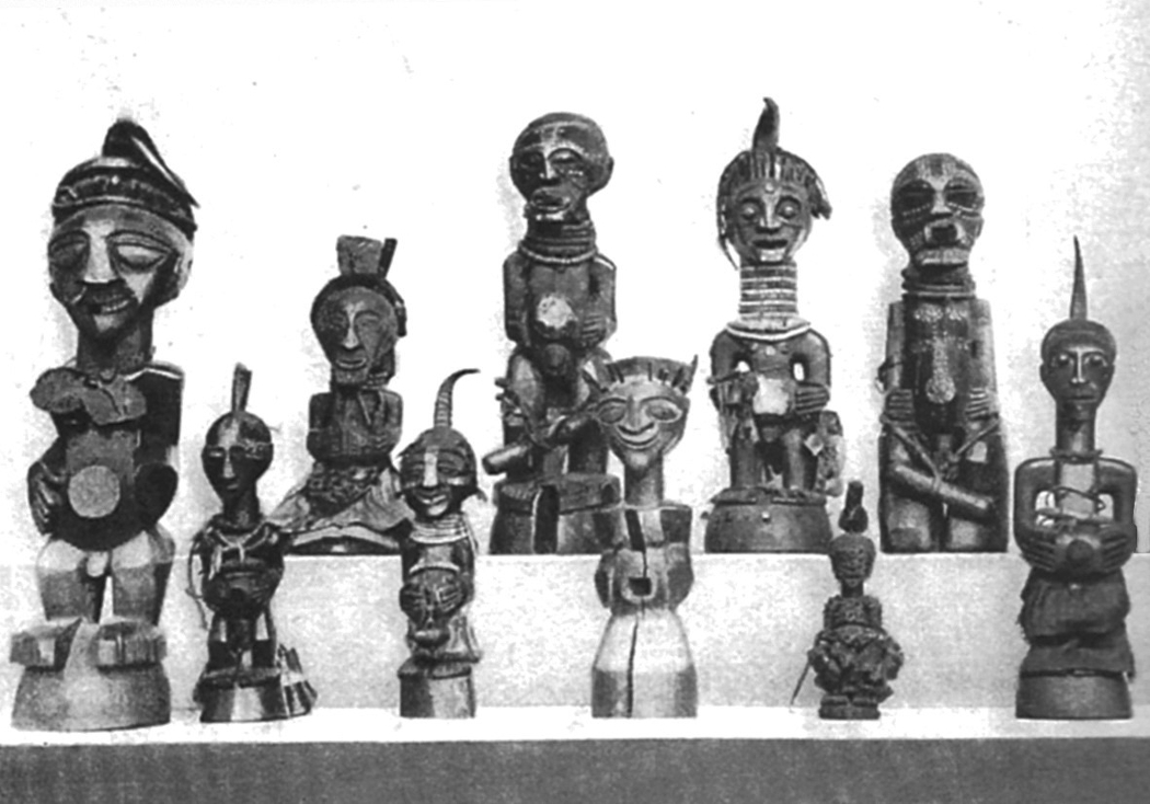 group of sculptures