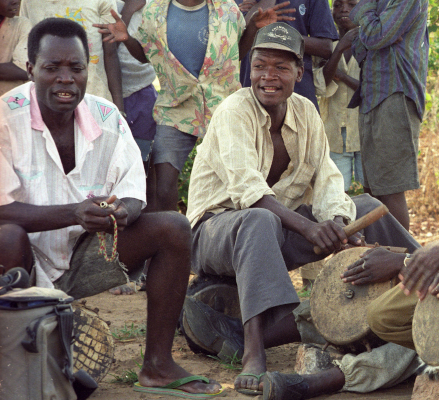 2 men sitting