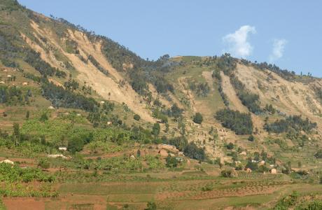 glissements de terrain en Afrique tropicale