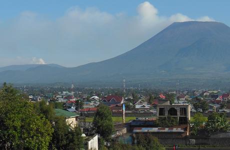 le volcan Nyiragongo