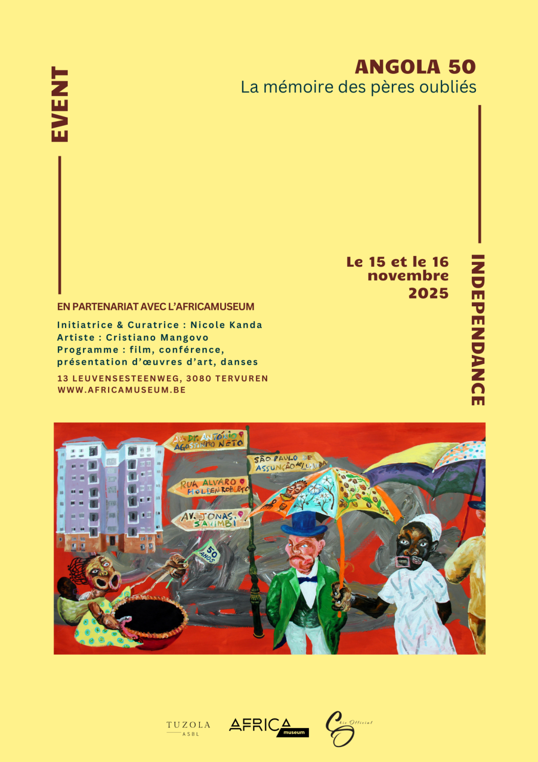 Angola 50 event poster
