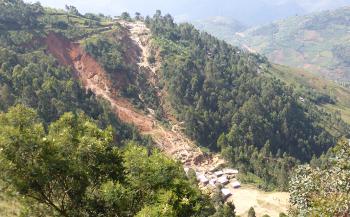 Landslide in eastern DRC