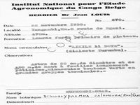 herbarium label