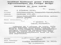 herbarium label