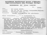 herbarium label