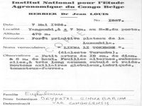 herbarium label