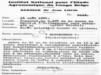 herbarium label