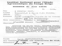 herbarium label